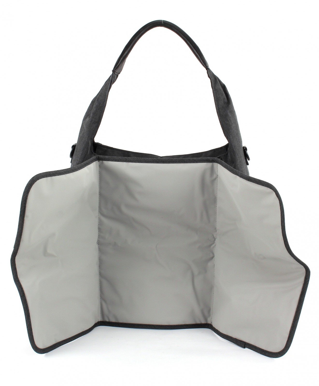 LÄSSIG Baby Wickeltasche Babytasche Stylische Tasche inkl. Wickelzubehör/Casual Hobo Bag Black