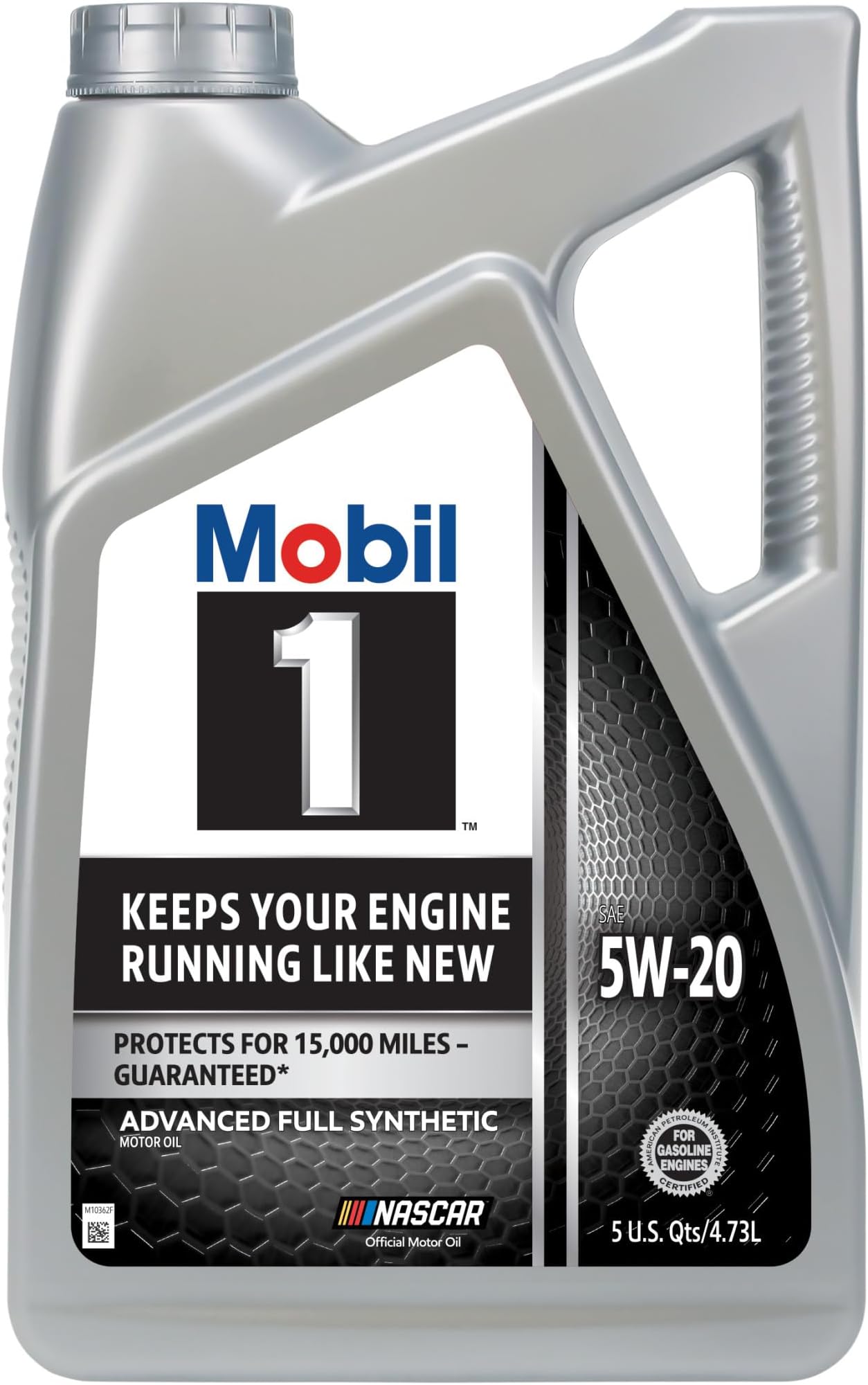 1 Advanced Full Synthetic Motor Oil 5W-20, 5 Quart | 10,000-Mile Protection | Triple Action Formula | Friction Reduction