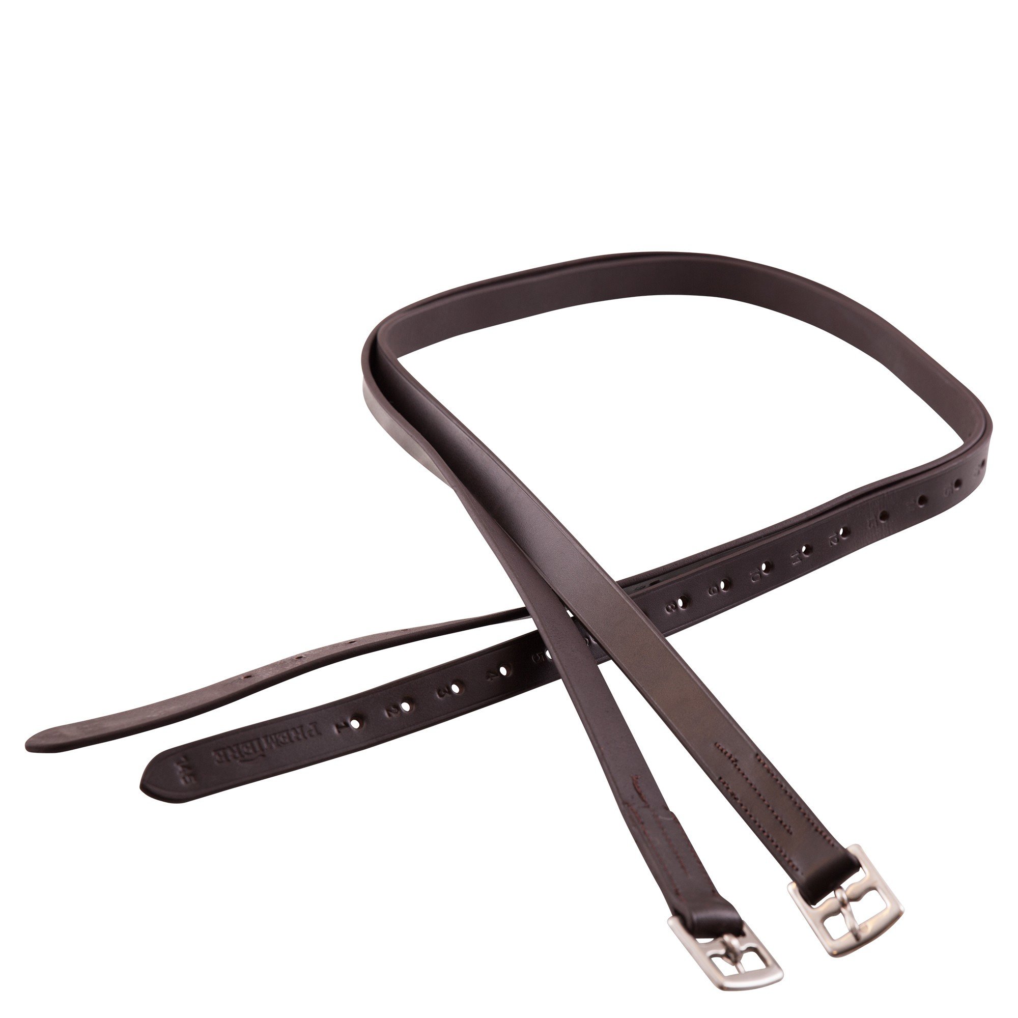 Premiere Staffili in pelle/Nylon 131100 marrone, nero, 160 cm