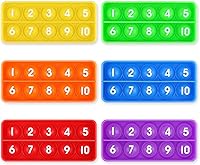 Vista 1 de Aizweb Ten-Frame Counting Toys,Math Manipulative for Elementary,Number Math Games, Montessori Educational Toy for Preschool Kindergarten Classroom