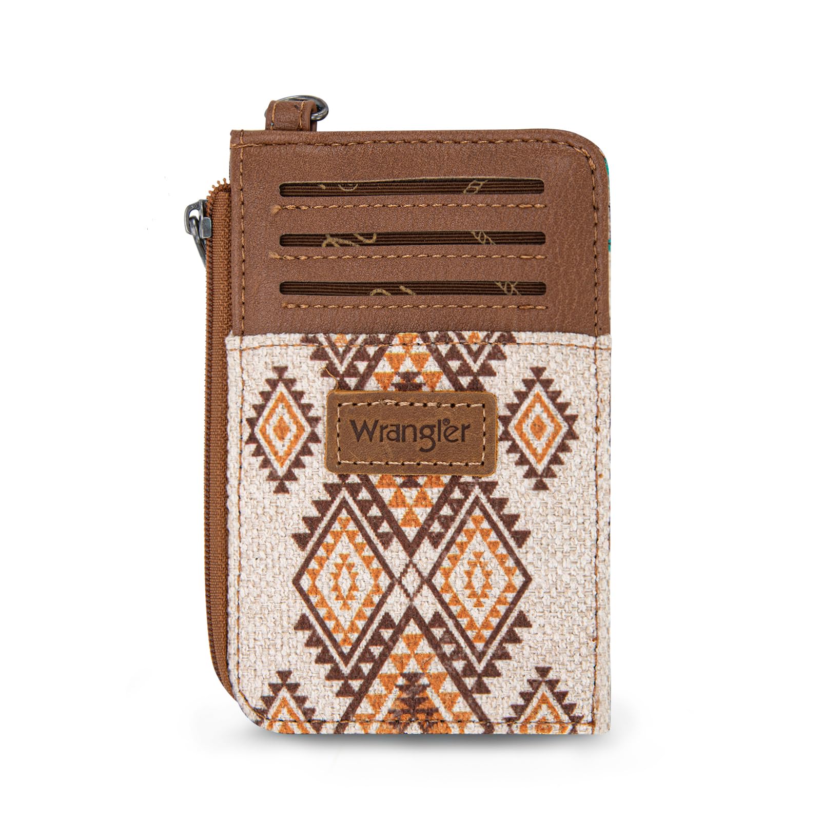 Montana West Wrangler Credit Card Holder Aztec Slim Wallet Keychain for Women Western Purse Gifts