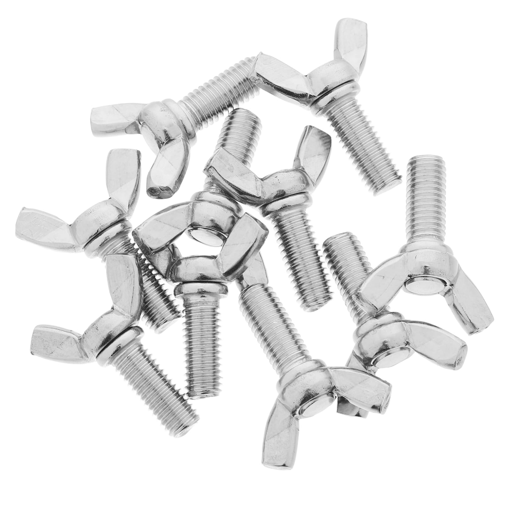 KICHOUSE Stainless Nut Screws M8x20 Butterfly Bolts Hand Twist Screws for Quick Assembly and Secure Fastening