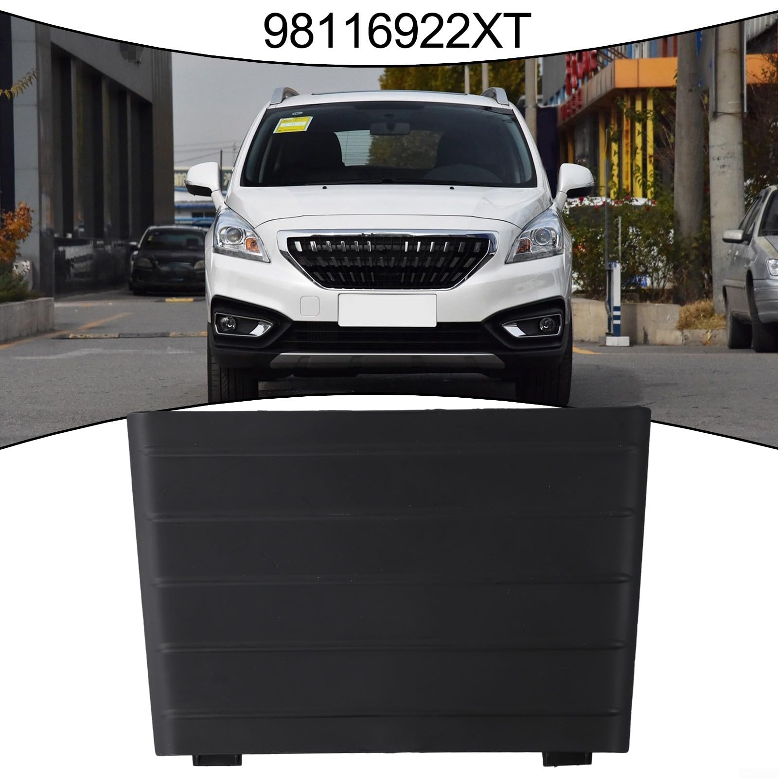 Rejilla central delantera de malla parachoques pieza de repuesto para Peugeot 3008 5008 16-19 98116922XT