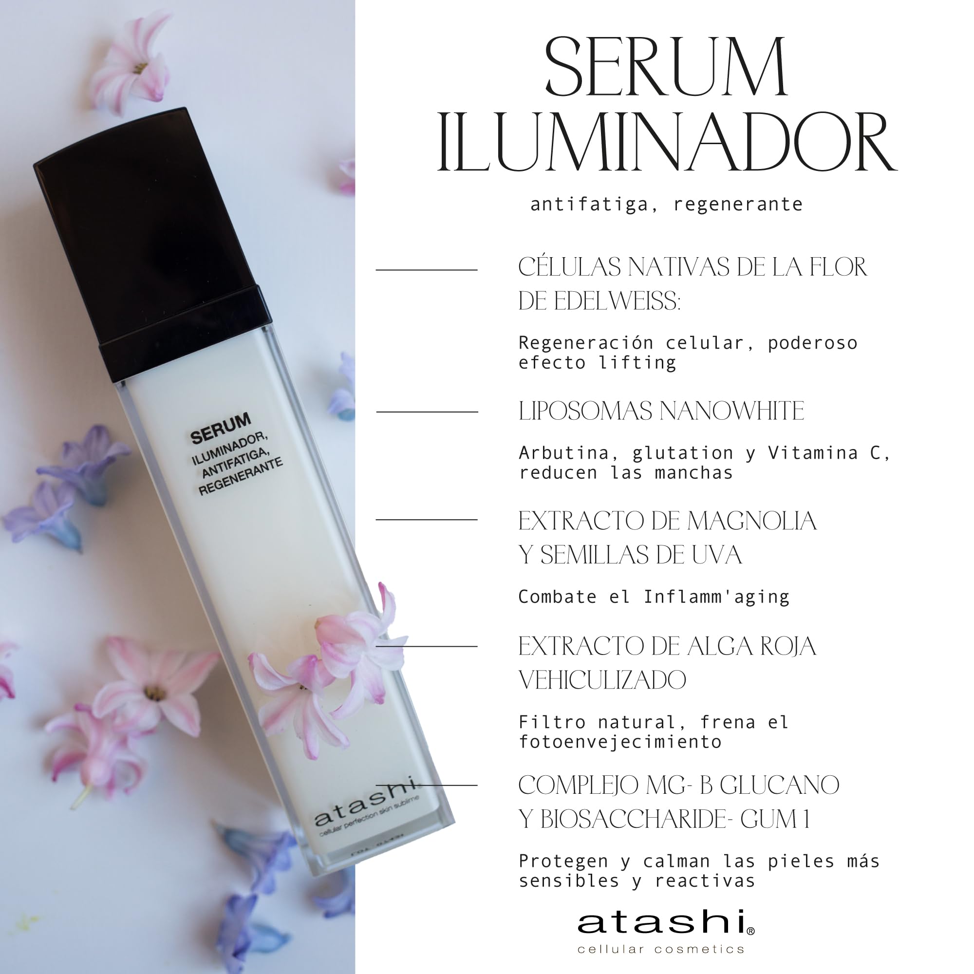 Atashi Cofre Efecto Buena Cara Hidratación y Luminosidad Facial | Incluye sérum iluminador, terapia de hidratación intensa y Takimochiii para una piel más luminosa, uniforme y saludable