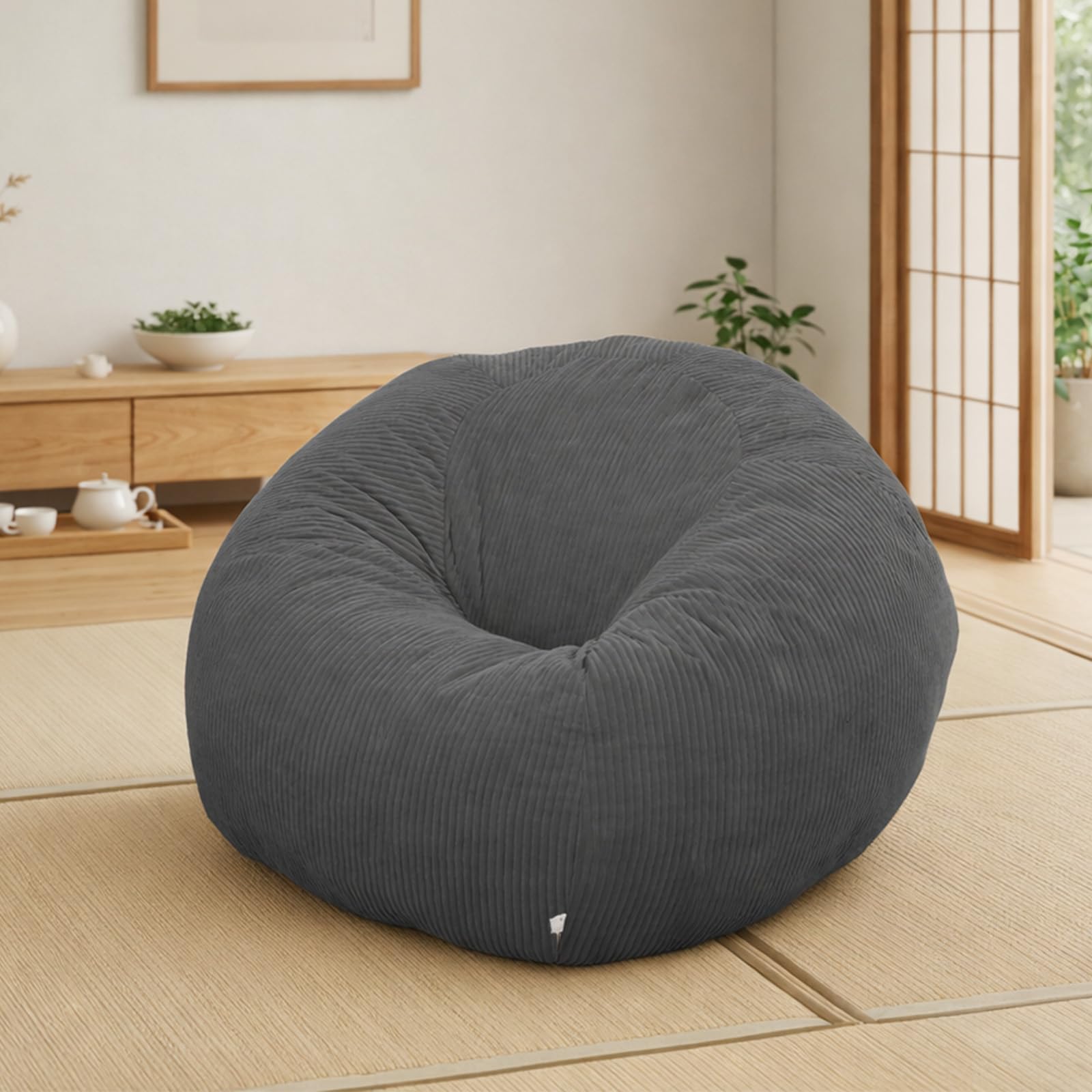 Amazon｜HomeMiYN ソファー 1人掛け 豆袋 ウレタンソファ 1人用 ビーン
