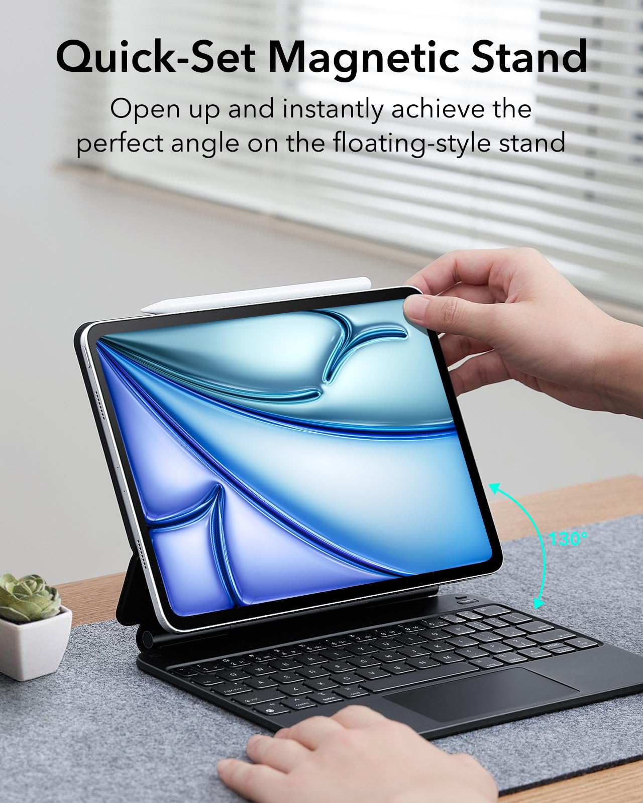 ESR iPad Pro 11インチ、iPad Air 5/4 キーボードケース Amazon | ESR iPad Air 11インチ（M3/M2、2025/2024）Air（第5/4