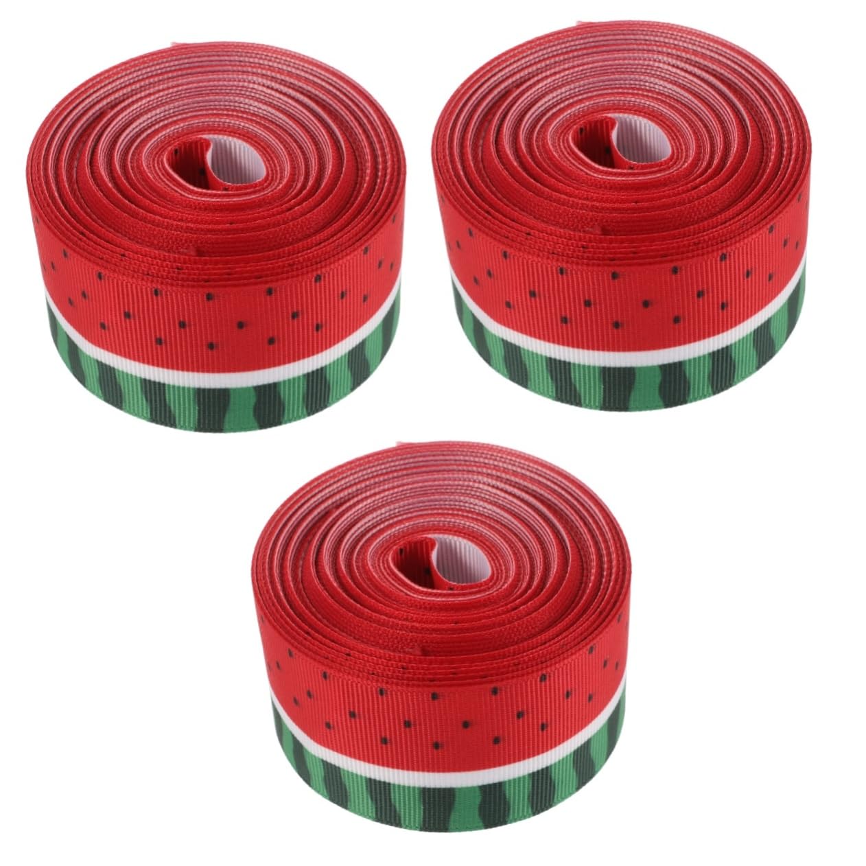 3rollen Wassermelonenband Yards Mehrzweck Dekorationsband Für Geschenkverpackung Bastelarbeiten Und Hochzeiten Strapazierfähig Und Einfach Zu Verwenden