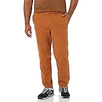 Amazon Essentials Pantaloni da lavoro da uomo in tela elasticizzata con doppio ginocchio