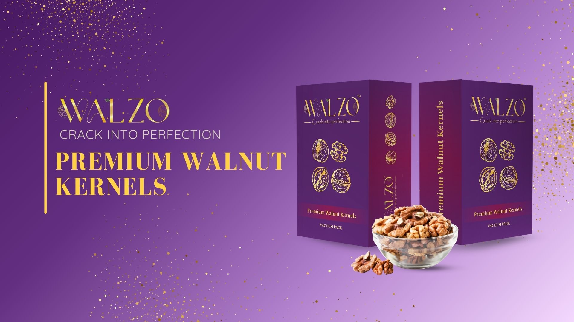 Walzo Premium Chilean Walnut Kernels 500g (250g×2) From Chile