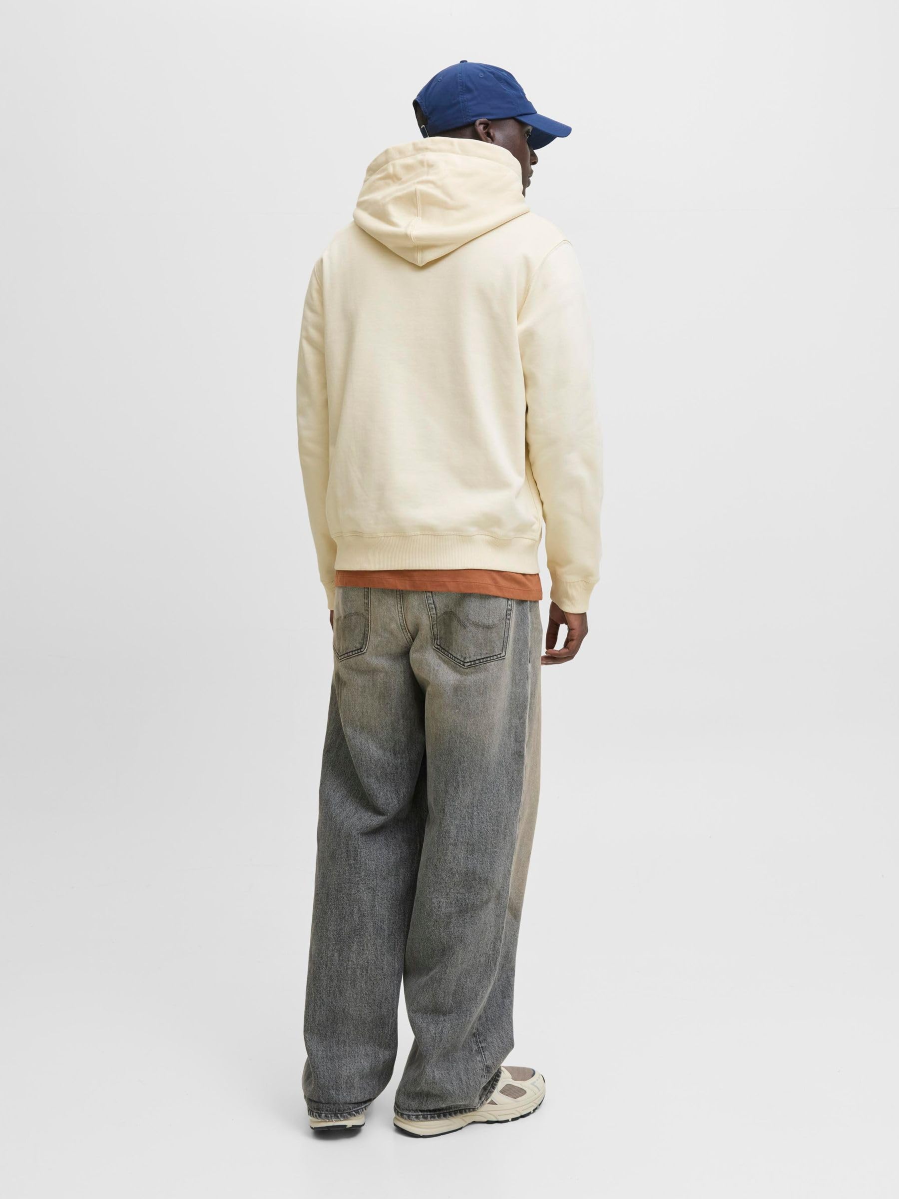 JACK & JONES Jornorrebro EMB Sweat Zip Hood Noos Uomo