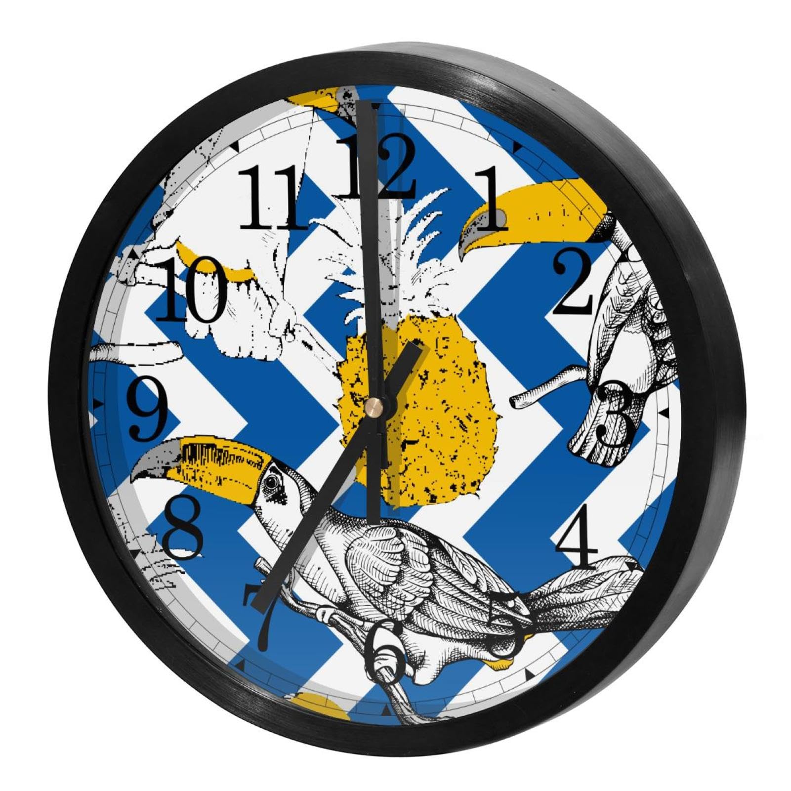 Horloge murale quartz sans bruit pour embellir votre cuisine familiale