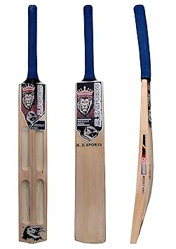 MK Traders Premium Poplar Willow Cricket Bat | Lightweight & Durable | Short Handle | Ideal for Intermediate & Advanced Players
