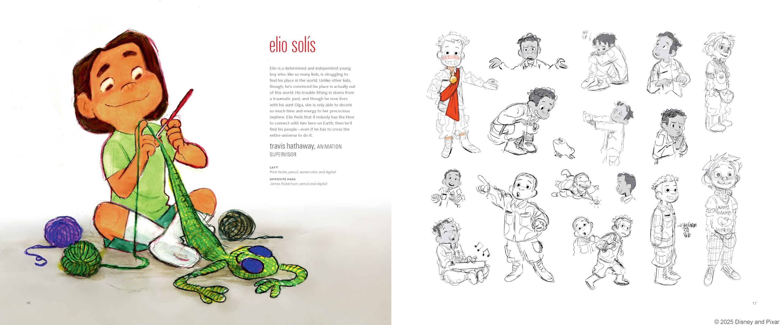 Disney/Pixar The Art of Elio