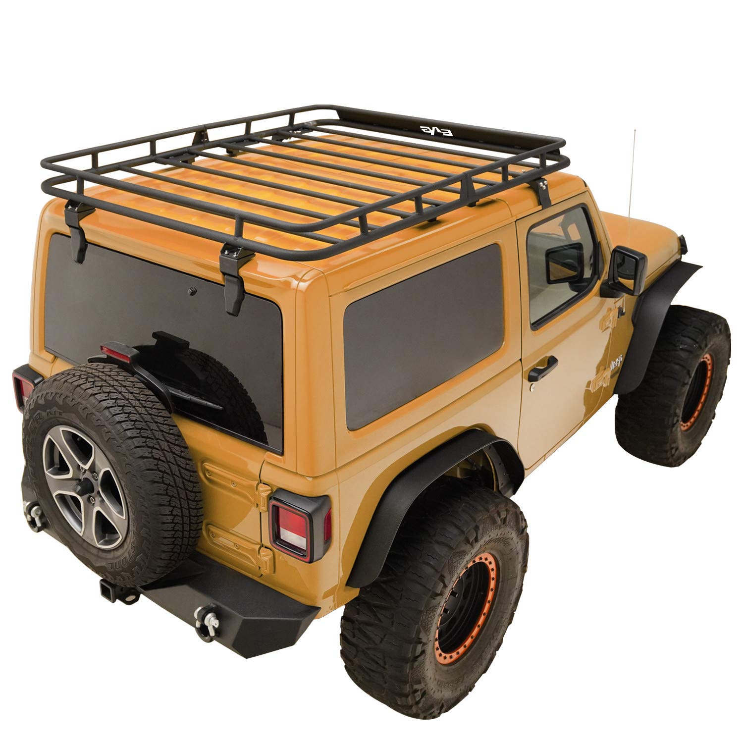 Buy EAG Roof Rack Cargo Basket with Wind Deflector Fits for 1821