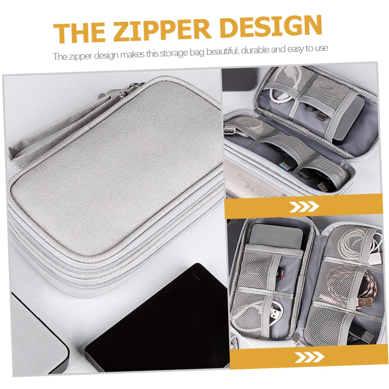 Hemobllo 3 Stücke Lagerung Tasche Zipper Design Und Zarte Kopfhörer Tasche Für Kabel Tasche