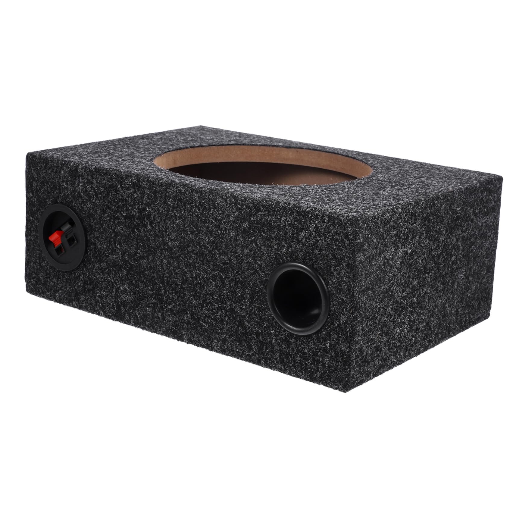 Caja De Subwoofer Sellada para Coche Enclosure De Madera para Altavoces Diseño Ligero para Mejora De Audio Automotriz Fácil Instalación DIY