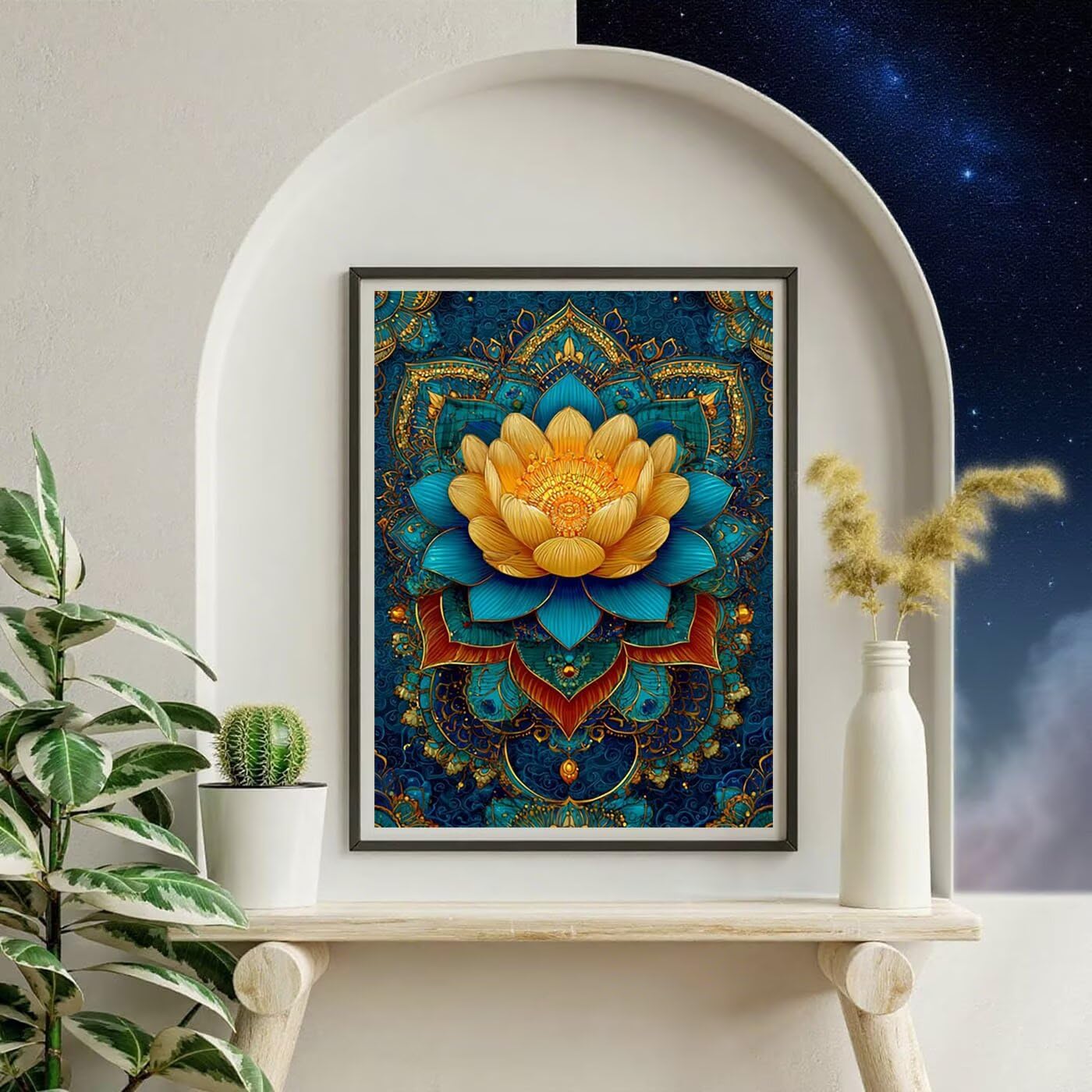 Diamentowa sztuka, mandala, zestawy do malowania diamentowego dla dorosłych, 5D, DIY, kwiat, pełne wiercenie, haft cekinowy, klejnot, sztuka, obrazy, sztuka i rzemiosło, obrazy do dekoracji ścian domu