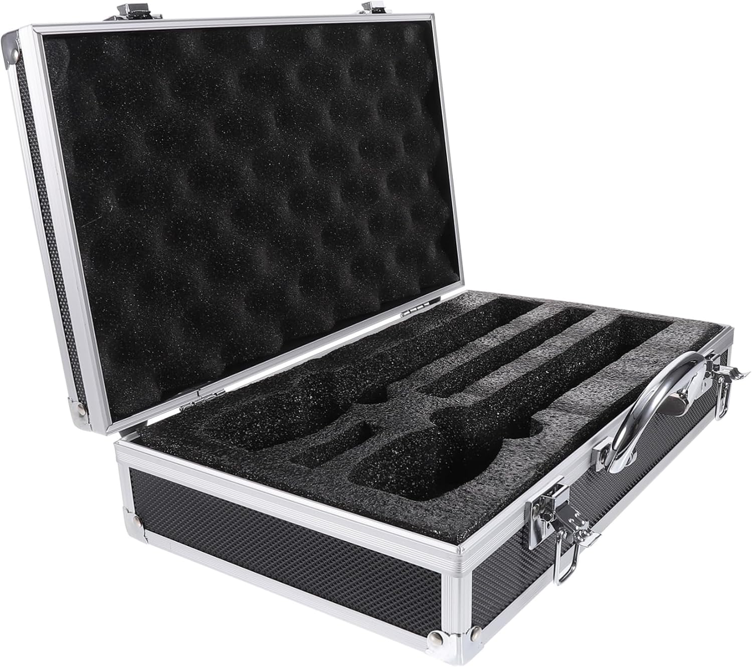 Microphone Storage Organizer Box Durable Case for Handheld Microphones Audio Equipment Holder for Ktv Performers and Events Stylish Design