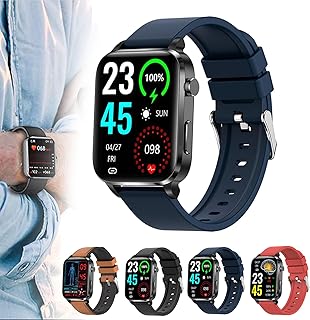 Diabetic Smartwatch, Wolf Notch Smart Watch Blood Sugar for Women ;Men, Waterproof Blood Sugar Monitor Watch, Diabetic Watches Glucose Monitor Watch, Blood Glucose Watch for Diabetics (#A(#B)