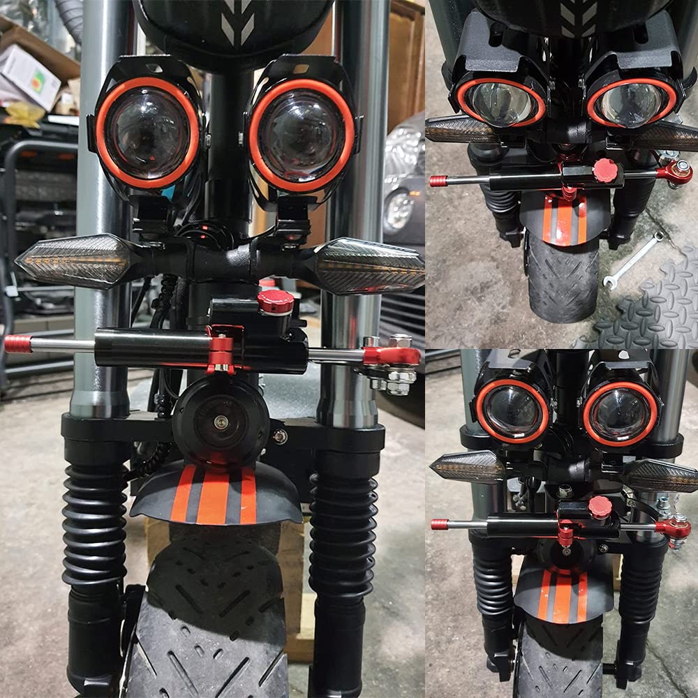 Fast Pro CNC Ammortizzatore di sterzo per moto, stabilizzatore universale