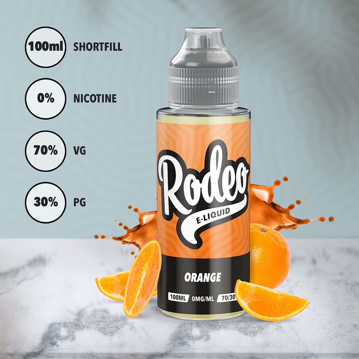 rodeo vape juice Pineapple by Rodeo, 100ML E Liquid, 70VG Vape, 0MG Juice main image 0