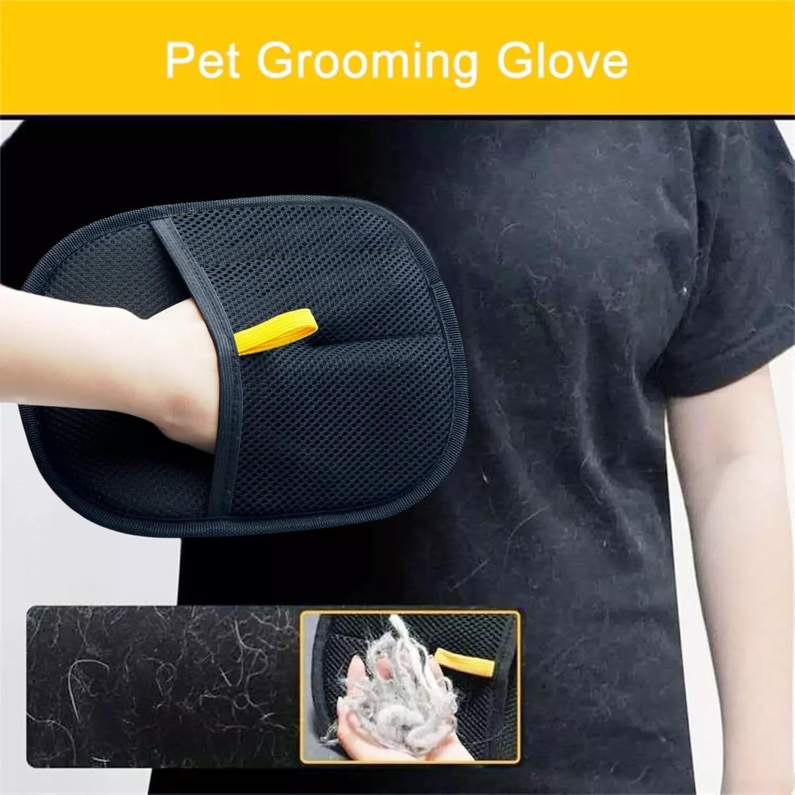 Lonnalee 2 PCS Pet Grooming Gloves, Grooming Gloves for Dogs Dog Grooming Gloves - Image 3