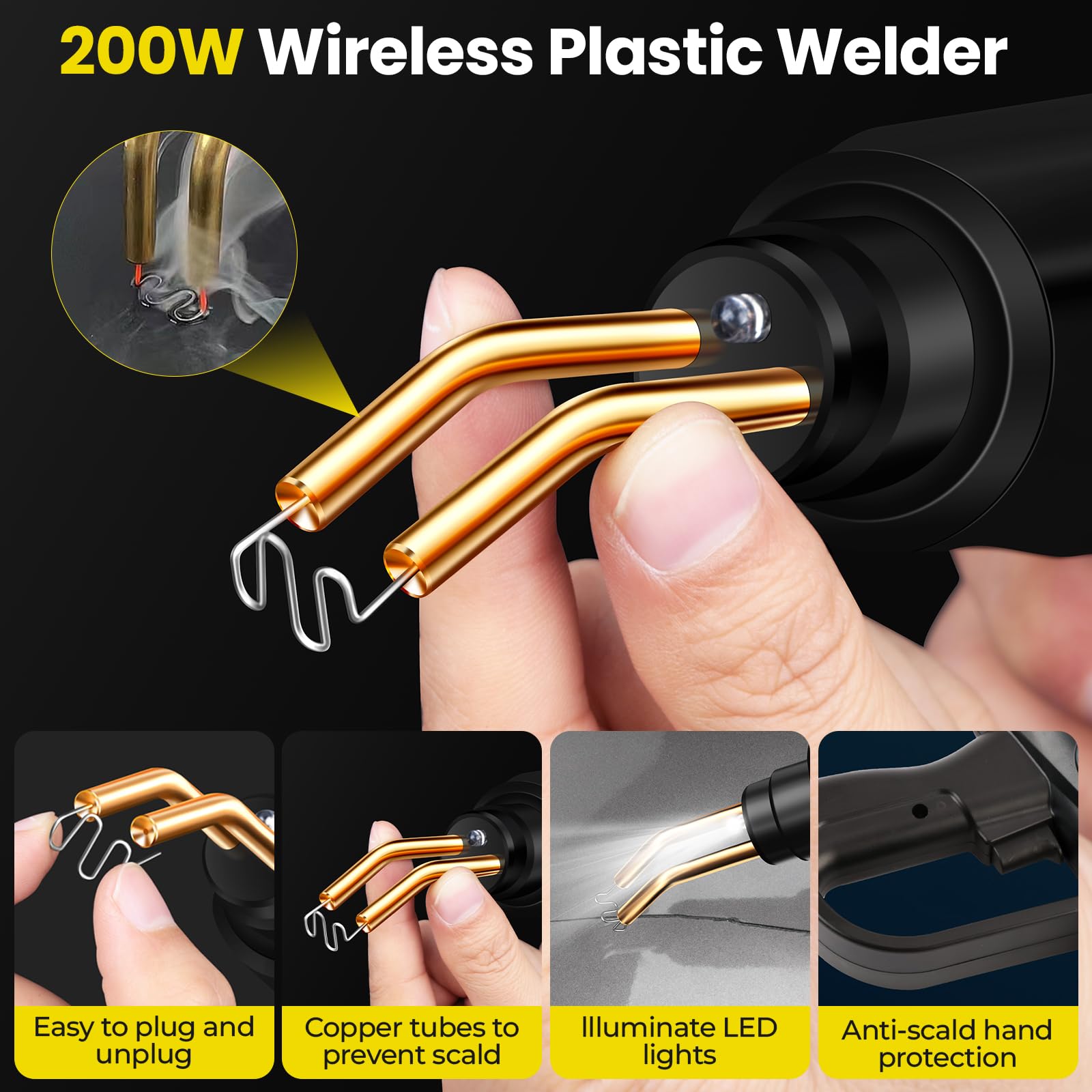 KATSU - Kit Di Riparazione Per Saldatrice In Plastica Da 50 W