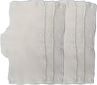 Vista 33 de Banda de sudor beige para casco de terciopelo lavable, forro de algodón de rizo NAEE a presión (6 piezas)