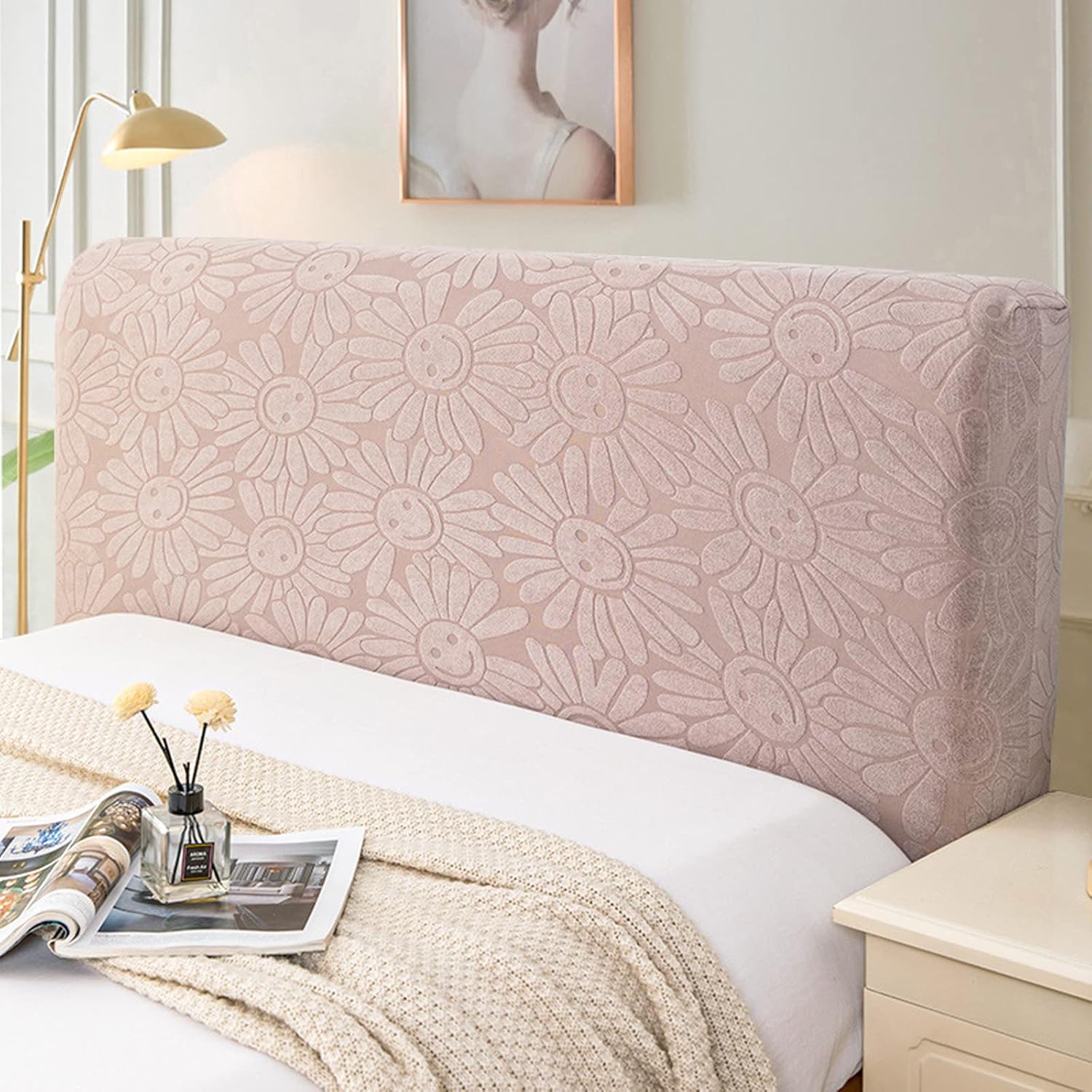 LTLCLZ Bed Headboard Covers, King Size Headboard Covers