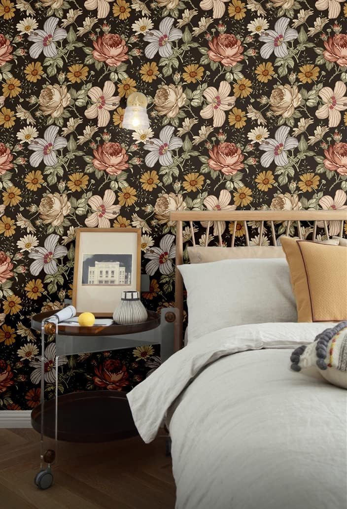 99wallpaper for Wall Flowers Textured Vinyl Self Adhesive Wallpaper Glossy Matt Peel &Stick Wallpaper for Wall Home décor,Bedroom,Hotel,Wall for Living Room Drawing Hall10SQFT1roll(16.5in&87ch) (B0CMHTFDPN) Amazon Price History, Amazon Price Tracker