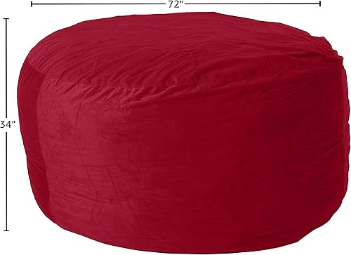 Miniatura 274 de Chill Sack - Funda para puf Microgamuza - Carbón - Solo funda,Microsuede - Chocolate - Solo funda,Microsuede - Azul marino - Solo funda,Guijarro -