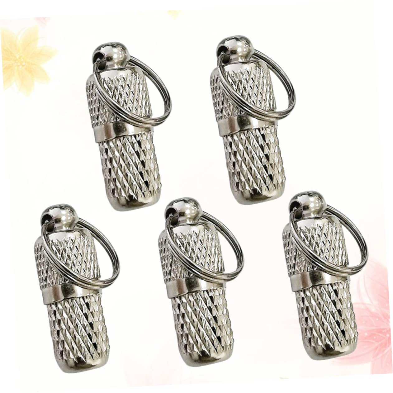 BESPORTBLE 50pezzi Medaglietta Identificativa Per Collare Animali Domestici Ciondolo Antiperdita Argento Leggero e Resistente Facile Da Attaccare Design Pratico e Duraturo