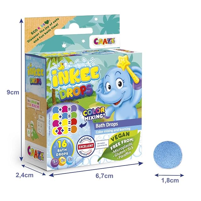 Foto 8 de 8 de INKEE Color Learning Pastillas de Baño Efervescentes 80 uds