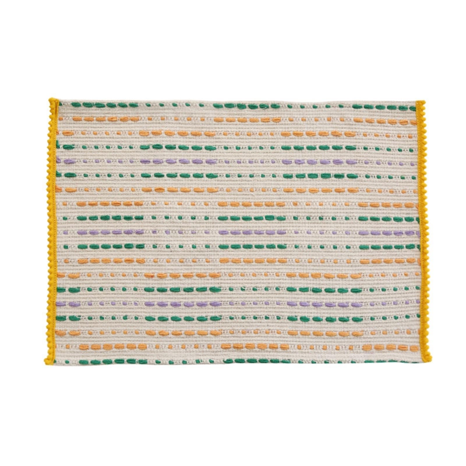 Juego de 8 manteles individuales de poliéster y algodón, diseño rectangular, para bodas, restaurantes, cocina estilo 1, 32 x 45 cm