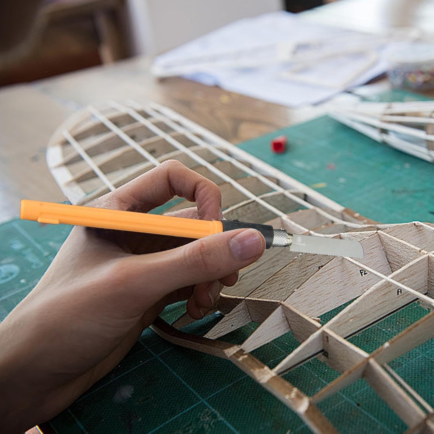 Sega a mano per modellismo con 3 lame, set utensili hobby fai da te