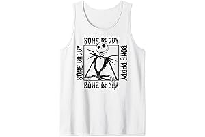 The Nightmare Before Christmas Jack Bone Daddy Frame Sleeveless Tank Top