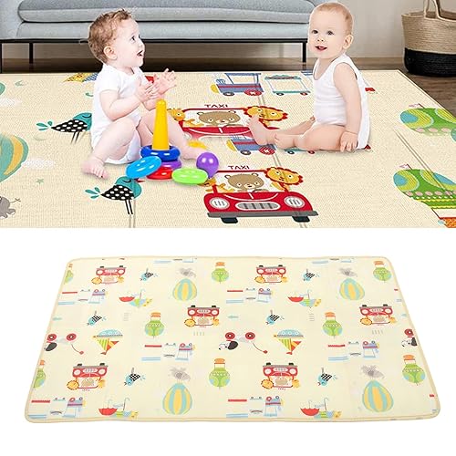 Miniatura 3 de Alfombra de juego plegable para bebé, impermeable, sin olor, extra grande, alfombra de juego para niños pequeños gateando
