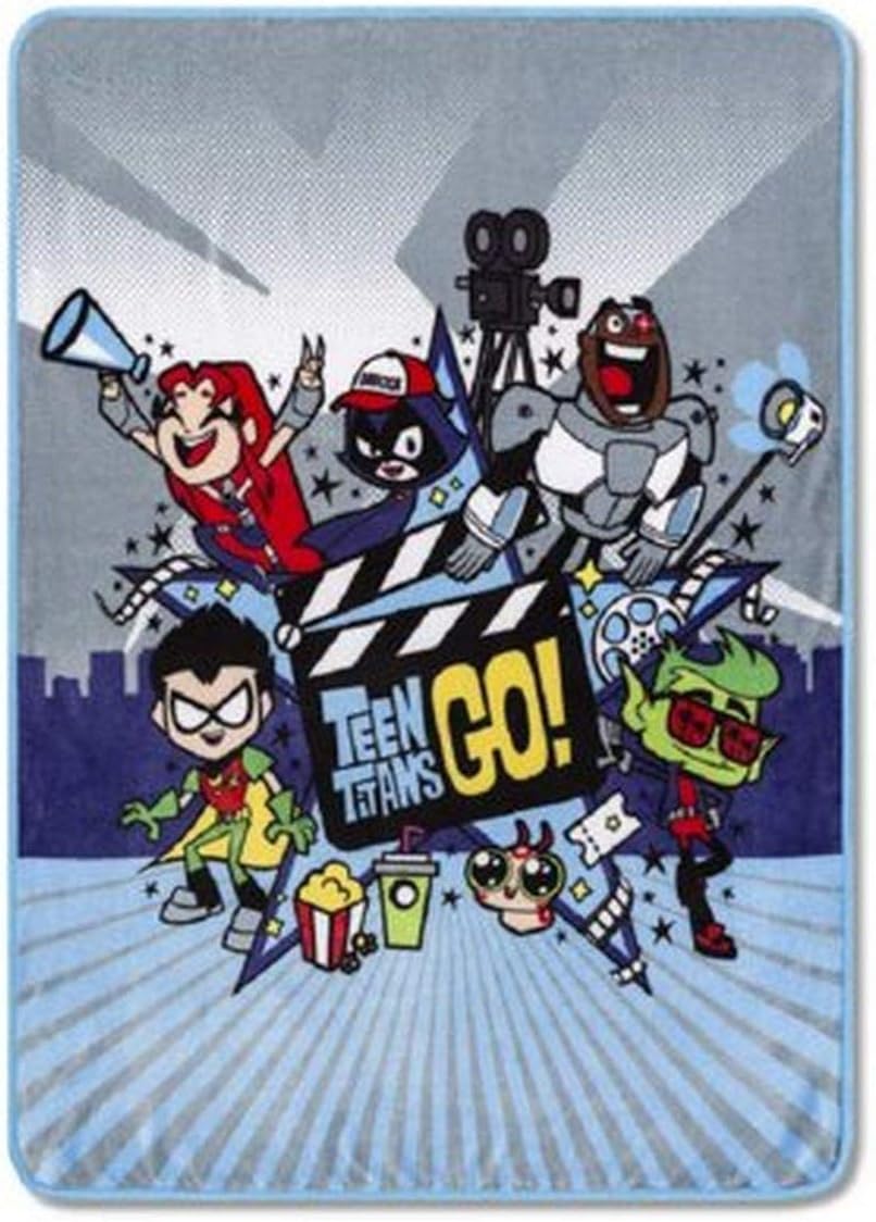 Teen Titans DC Comics Throw Plush Blanket 46" x 60"