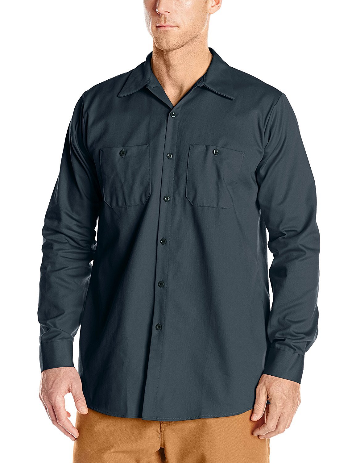 Red Kap Men's Wrinkle Resistant Cotton Work Shirt