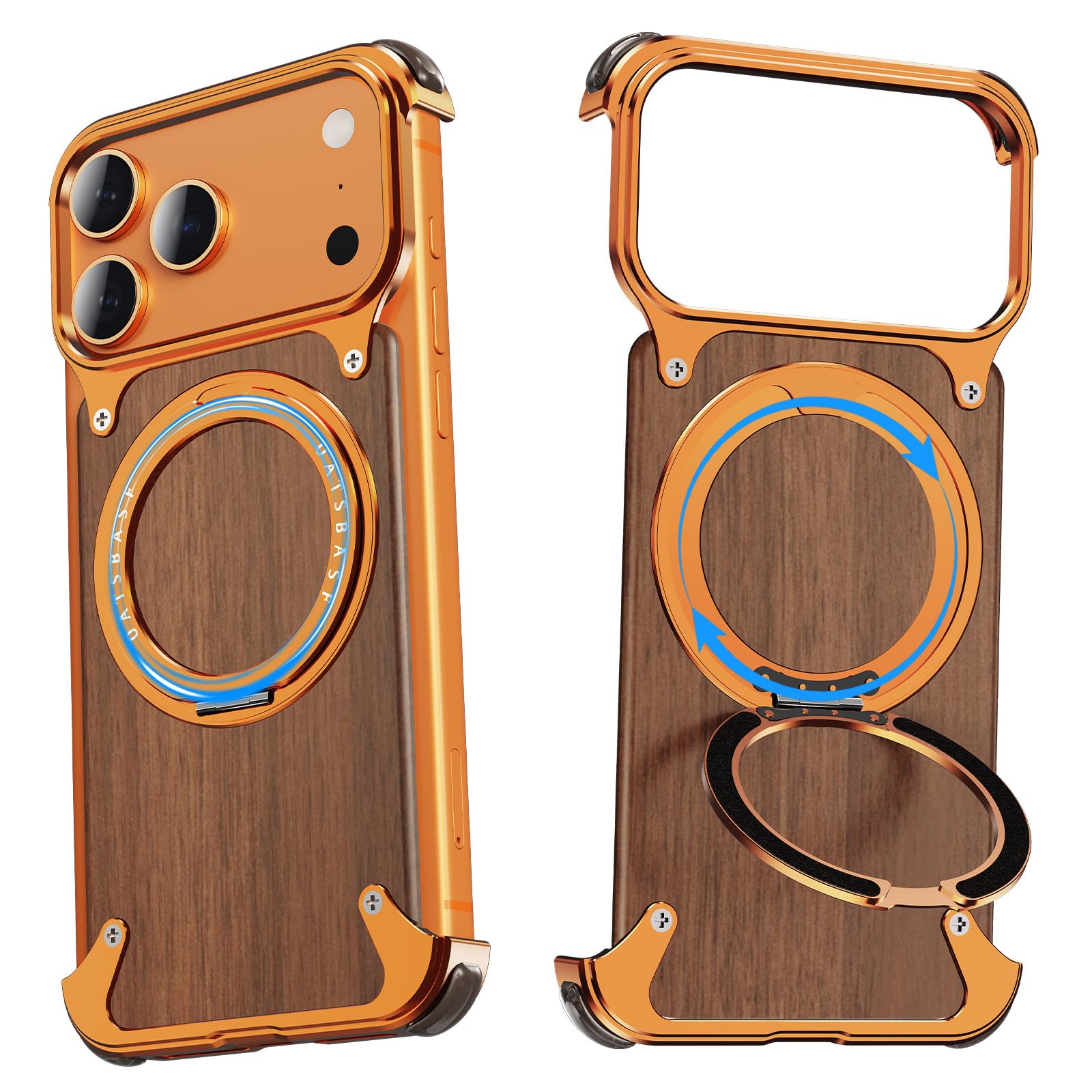 Coque iPhone 17 Pro Max anti-rayures bois résistant aux chutes - 8