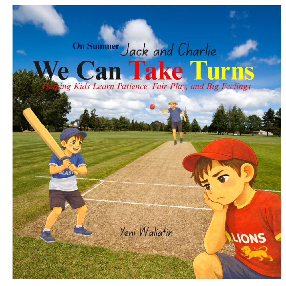 On Summer Jack and Charlie, We Can Take Turns: Social Story Book