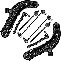 Vista 374 de Detroit Axle - Kit de suspensión frontal de 8 piezas para Dodge Journey 2009-2015, 2 brazos de control inferiores, 2 rótulas, 2 varillas