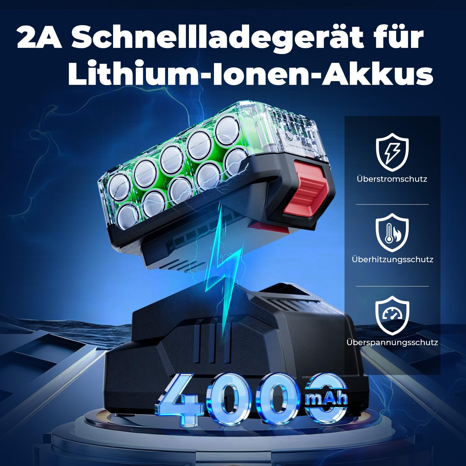 Dong Cheng Akku-Schlagschrauber 20V, 1/2"-Aufnahme, 682 Nm Drehmoment, Bürstenloser Akku Drehschlagschrauber, 3 Leistungsstufen, inkl 4,0Ah Akku/Ladegerät im Koffer