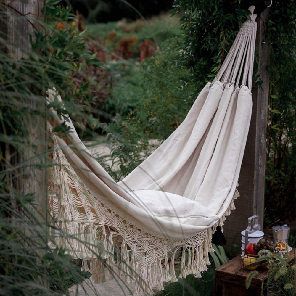Outdoor D Quaste Hängematte Schaukel Stuhl Leicht zu Reinigen Hängende Netz Stuhl Schaukeln für Garten Picknick Rame Hängematte Nest mit Quaste