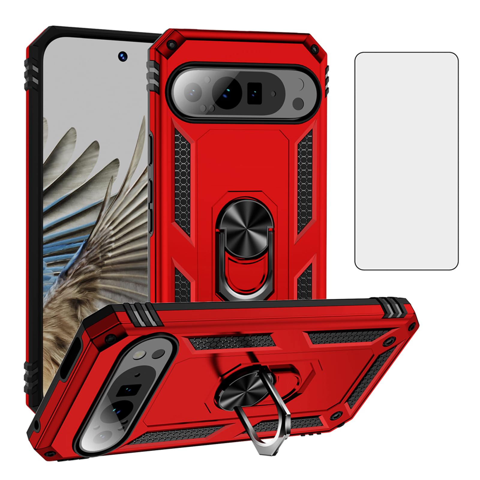 Protection d'écran en verre trempé et coque Google Pixel 9/9 Pro 5G - 8