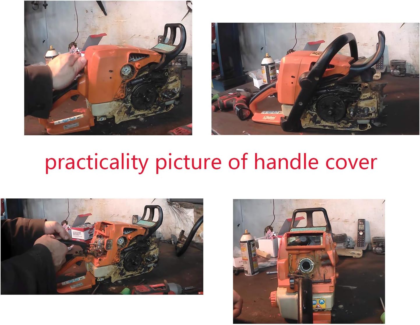 MS290 Rear Handle Parts 𝗨𝗽𝗴𝗿𝗮𝗱𝗲𝗱 Compatibe with STIHLL Chainsaw Parts 029 034 036 039 MS290 MS390#1127 790 1001 - Rear Handle with Air Filter Cover Assembly