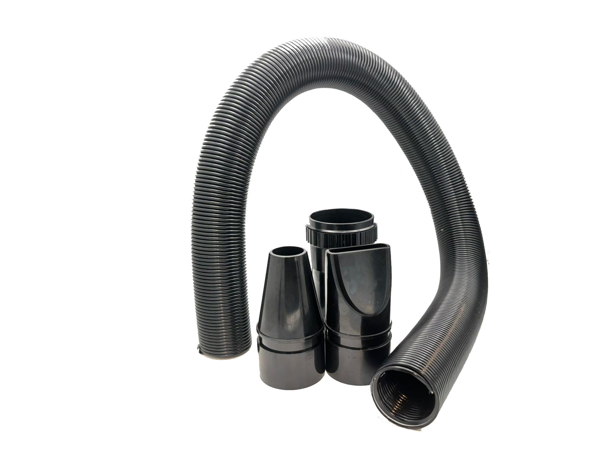 Manguera Tubo Flexible para Secador Expulsor de Mascotas – Extensible hasta 2 m – Tamaño L 80 cm – Ø 4,8 cm – Compatible con Varios Modelos y Lavamascotas
