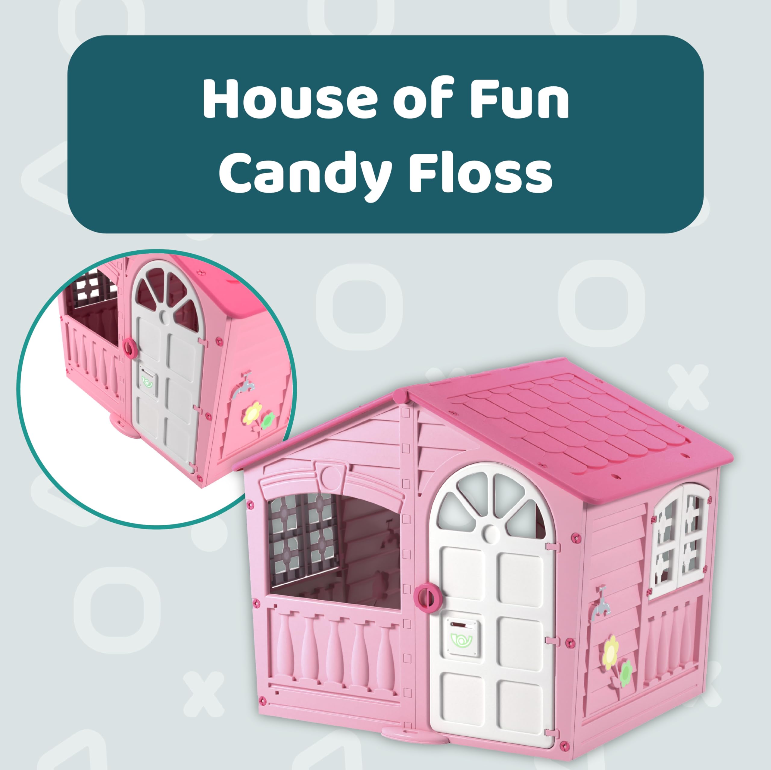 Kids Playhouse House Of Fun Playhouse Palplay House Of Fun Pink Very