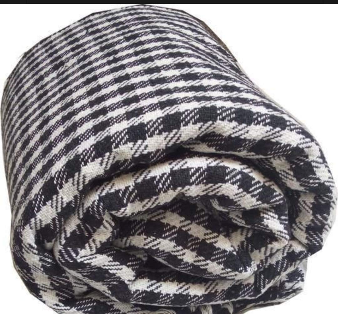 JMT Cotton 100 TC Bedsheet (Black & White_Single)-image-20