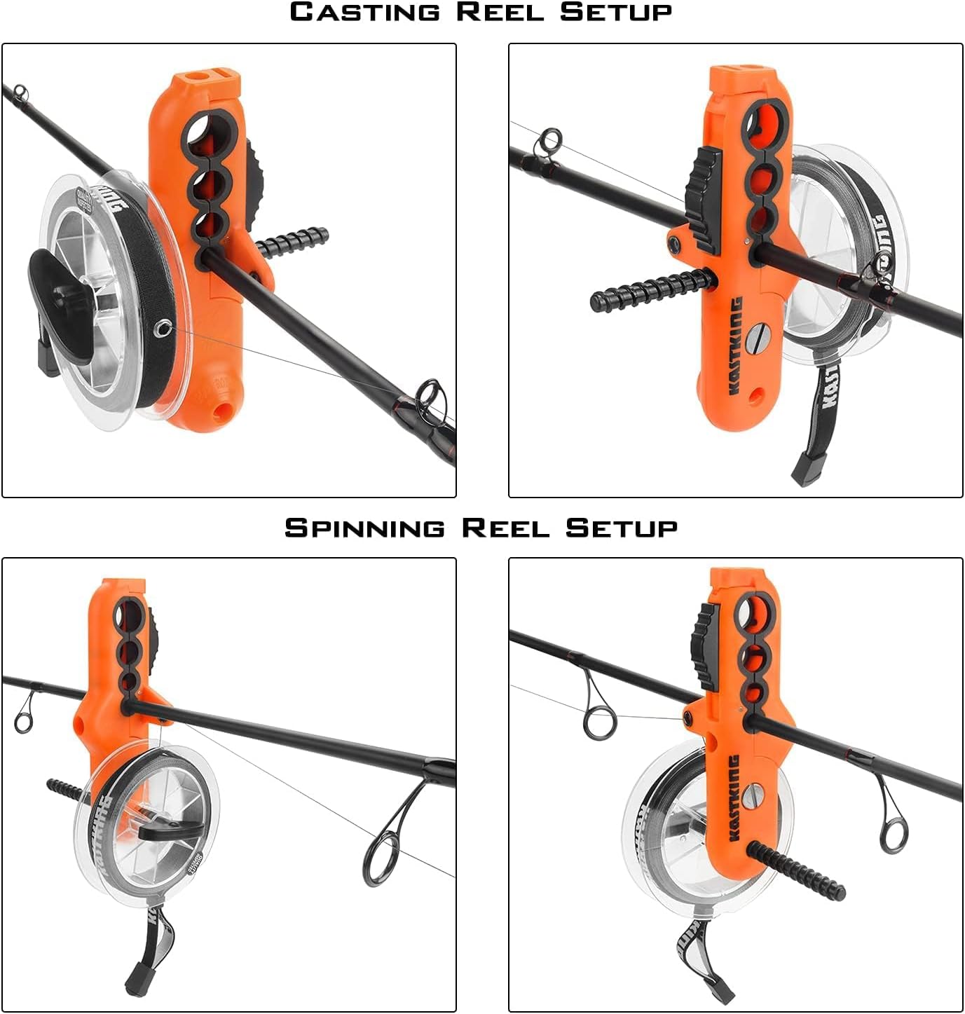 KastKing Kalibrate Fishing Line Spooler, Line Counter & 5" Braid Scissors image 4